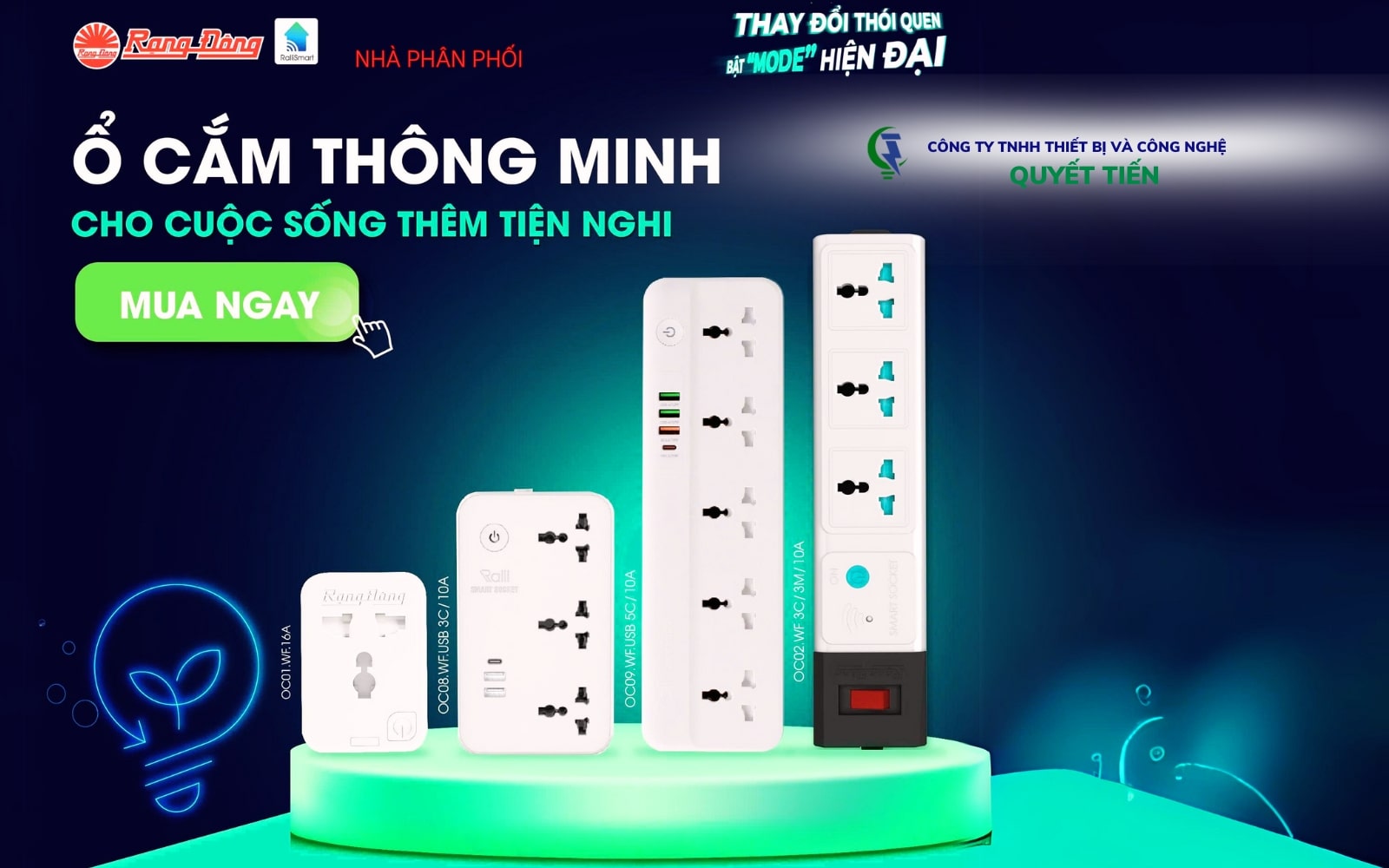 Ổ cắm điện thông minh Ralli