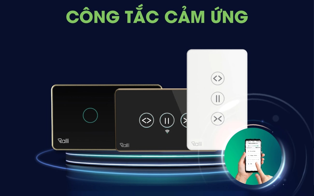 Công tắc cảm ứng thông minh Rạng Đông 